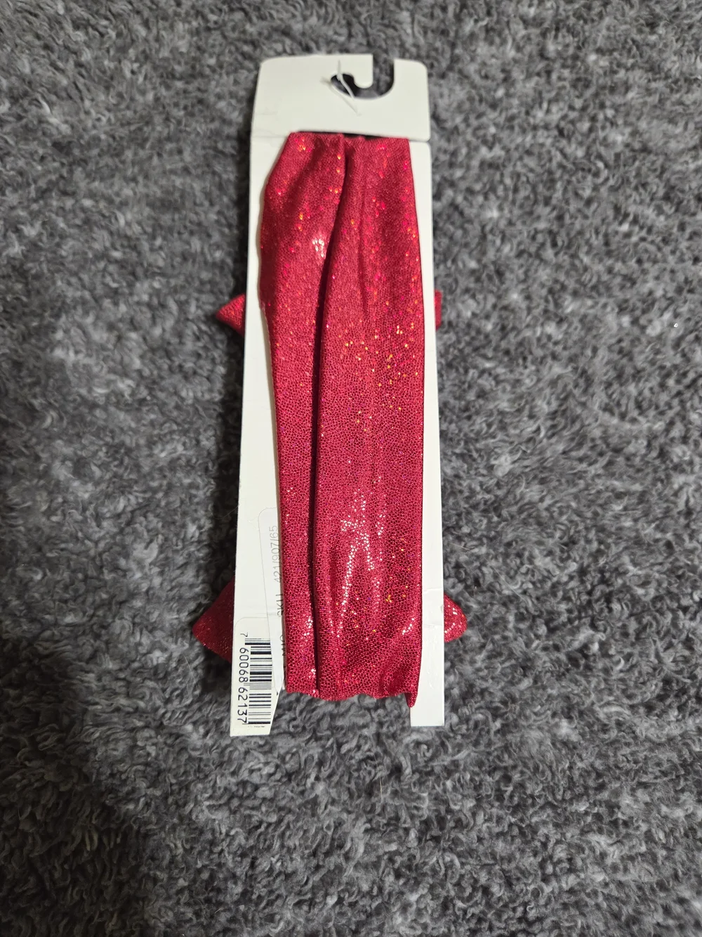 Starting Out Girls Glitter Hot Pink Knotted Headwrap